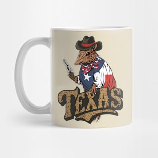 Vintage Armadillo - Texas Cowboy Mug